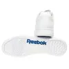A white Reebok sneaker is shown from the back, with its sole facing the viewer. Produktbild-Vorschau