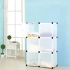 Armoire blanche DIY Système d'étagères en plastique Voir les images du produit 7