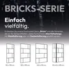 Walk In Aurlane 120 cm profilo nero vetro arredamento Anteprima dell’immagine prodotto 13