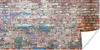 MuchoWow® Poster Backstein - Straßenkunst - Wand 40x20 cm - Produktbild-Vorschau 1
