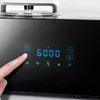 A close-up of a digital display panel on an appliance, with a finger pressing a button. Náhled obrázku produktu