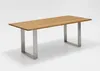 Niehoff - Teak-Gartentisch Noah - Edelstahl 180 x 95 cm Produktbild-Vorschau 2
