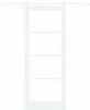 vidaXL Porta scorrevole ORKDAL Bianca 83 x 211 cm in legno Anteprima dell’immagine prodotto 4