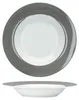 6er Set Variant Grau Suppenteller bunt tiefe Teller Pasta Produktbild-Vorschau 3