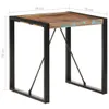 vidaXL Jedálenský stôl 70x70x75 cm z recyklovaného Náhľad obrázku produktu 4