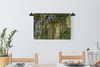 MuchoWow® Wandteppich Wandbehang Glyzinie in einem Produktbild-Vorschau 3