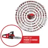 Sierra de cadena inalámbrica Einhell Power X-Change Vista previa de la imagen del producto 2