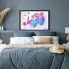 MuchoWow® MuchoWow® Gerahmtes Poster Farben - Wasserfarben Produktbild-Vorschau 4