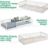 CADANI Timi Bodenbett Kinderbett 90x200 cm, Rausfallschutz Produktbild-Vorschau 5