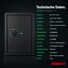 ONBEST Möbeltresor mit Fingerabdruck | XL  | 4mm Stahltür | Produktbild-Vorschau 12