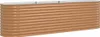 vidaXL Zvýšená posteľ hnedá 320 x 80 x 81 cm oceľ Náhľad obrázku produktu 1