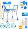 KESSER® Duschhocker mit Lehne höhenverstellbar in 6 Stufen Produktbild-Vorschau 7