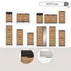 Schuhkipper Vicco Luca Anthrazit/Goldkraft Eiche 90 x 180.5 Produktbild-Vorschau 8