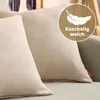 Blumtal 2er Set Kissenbezug 45x45 cm Chenille - Kuscheliges Produktbild-Vorschau 2