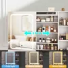 Zimilo Schminktafel met LED-spiegel met schuifdeur en Productafbeelding-voorbeeld 2