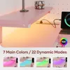Bestier Gaming-Eckschreibtisch L-Form 132 cm – mit LED, Produktbild-Vorschau 5