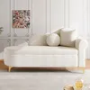 MODFU Chaiselongue Freizeitsofa Einzelsitz mit Lendenkissen Produktbild-Vorschau 2