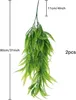 2 Stück 80cm Kunstpflanze Hängepflanze Künstlich Boston Produktbild-Vorschau 2