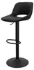 Weber Barhocker schwarz, höhenverstellbar, ergonomische Produktbild-Vorschau 2