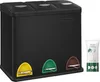 SONGMICS Systém třídění odpadu, kovový, 3 x 8 litrů, Náhled obrázku produktu 9