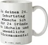 Mr. & Mrs. Panda Kaffeebecher Spruch 24. Geburtstag Glück - Produktbild-Vorschau 1