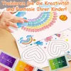 24 Farben Stempelkissen Kinder, ungiftig, waschbar, buntes Produktbild-Vorschau 4