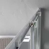 Eckdusche 70x90 cm mit Querstreifen Dekor und Rahmen in Produktbild-Vorschau 8
