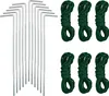 Parkside Gewäschshaus Foliengewächshaus 160x160x180 cm Produktbild-Vorschau 6