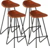 vidaXL Barhocker 4 Stk. Braun Echtleder -  Barhocker Produktbild-Vorschau 11