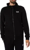 A man wearing a black Emporio Armani EA7 tracksuit. Produktbild-Vorschau