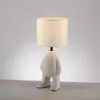 JUST LIGHT LED Tischleuchte TED Stoffschirm beige H 14cm Produktbild-Vorschau 8