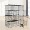 TRMLBE Cage pour chats 4 étages Grand enclos pour chats Voir les images du produit 7