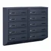 Briefkastenanlage 10er GDS Anthrazit RAL 7016, 20 cm Tiefe Produktbild-Vorschau 1