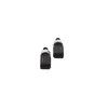 Two black and silver motorcycle lights are shown against a white background. Podgląd zdjęcia produktu
