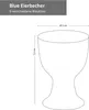 Blue Baita 6er Set Eierbecher blaue Eierhalter Eierständer Produktbild-Vorschau 2