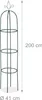 Relaxdays Rankhilfe Obelisk, 2er Set, 200 cm hoch, Produktbild-Vorschau 7