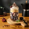 Relaxdays Latte Macchiato Gläser, 6er Set, Löffel, Produktbild-Vorschau 2