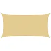 vidaXL Voile d'ombrage couleur sable 6x3 m 100% Polyester Voir les images du produit 1