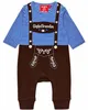 BONDI Baby Strampler "Gipfelkraxler" 91837 | Stripe blue Produktbild-Vorschau 1