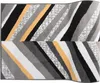 Tapiso Läufer MAYA Modern Grau Gelb Wohnzimmer  100 x 480 Produktbild-Vorschau 7