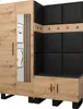 Garderobe ARTIN Set 14 mit gepolsterten Paneelen Industrial Produktbild-Vorschau 1