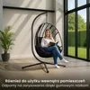 Swoods XXL Fotel Wiszący ze Stelażem – Do Wnętrz i na Podgląd zdjęcia produktu 3