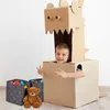 Relaxdays Aufbewahrungskorb 2er Set, faltbare Regalbox, Produktbild-Vorschau 3