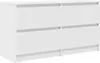 mobile TV vidaXL bianco 100x35x54 cm materiale a base di Anteprima dell’immagine prodotto 1