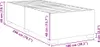 vidaXL Bettgestell Schwarz 100x200 cm Kunstleder Produktbild-Vorschau 7