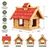 Mucola Vogelhaus Vogelfutterhaus Holz Vogelvilla Produktbild-Vorschau 3