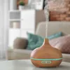 Arendo Aroma Diffuser, Luftbefeuchter, Vernebler in Holz Produktbild-Vorschau 2