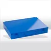 A blue metal toolbox is shown against a white and light gray background. Produktbild-Vorschau