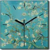 Coloray Uhr auf Leinwand 30x30 cm Wand Uhr Dekoration Produktbild-Vorschau 1