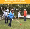 Aopunly gioco di croquet in legno per 4 giocatori per Anteprima dell’immagine prodotto 6